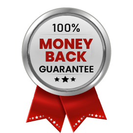 100% money back guarantee